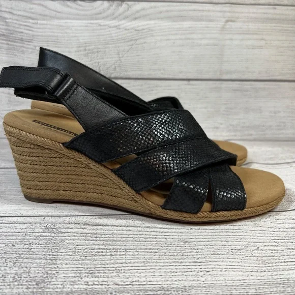 CLARKS WEDGE SANDAL (L13) - Picture 3 of 8